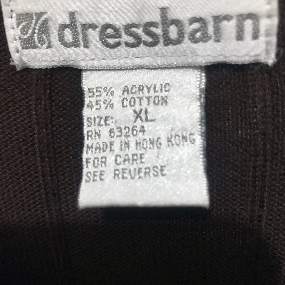 Dress Barn Long Sleeve Crew Neck cotton Blend Sweater - Picture 5 of 5